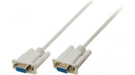 CCGP52050IV20, Serial Cable D-SUB 9-Pin Female - D-SUB 9-Pin Female 2m Ivory, Nedis (HQ)