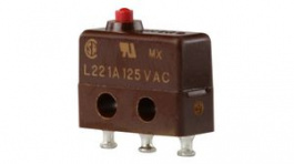 12SX3-T, Микропереключатель; без рычага; SPDT; 1A/125ВAC; OFF-(ON); 1, Honeywell