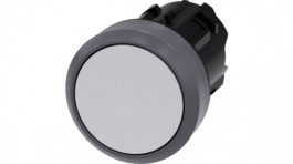 3SU1030-0AB60-0AA0, SIRIUS ACT Push-Button front element Metal, matte, white, Siemens