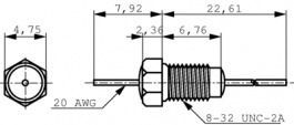TX-4201-053, Interference filter, wired 15 A ,100 VDC, TUSONIX