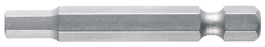 04195, Насадка; шестигранная; HEX 4мм; 50мм; Монтаж: 1/4" (E6,3мм), Wiha