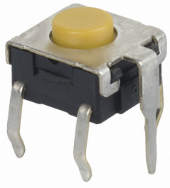 B3W-1102, Tactile Switch, 50 mA, 24 VDC, Omron