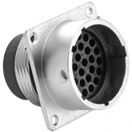 RT0018-32PNH, Square flange receptacle 32P, Amphenol