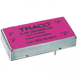 TEN 10-1211, DC/DC converter 9...18 VDC 5 VDC 10 W, Traco Power