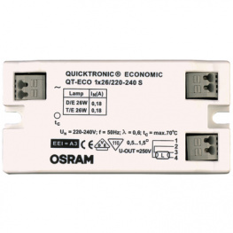 QT-ECO 1X26/220-240 S, Electronic control gear 23.5 W, Osram