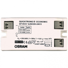 QT-ECO 1X26/220-240 S, Электронный пускорегулирующий аппарат 23.5 W, Osram