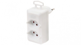 1507922101, Plug-in power strip white 10 A/230 VAC Typ 12, Brennenstuhl