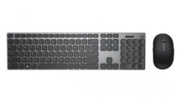DELL-580-AFQE, Keyboard and Mouse, 1600dpi, KM717, US English with €, QWERTY, Bluetooth/Wireles, Dell