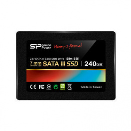 SP240GBSS3S55S25, SSD Slim S55 2.5" 240 GB SATA 6 Gb/s, Silicon Power
