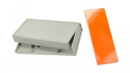 RND 455-01166, Hand-Held Plastic Enclosure with Infrared End Panel, 66.5x140x28mm, Grey, ABS, RND Components
