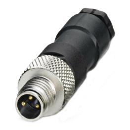 1681156, SACC-M 8MS-3CON-M Cable plug M8 Poles 3, Phoenix Contact