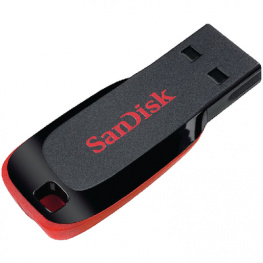 SDCZ50-032G-B35, USB Stick Cruzer Blade 32 GB Black / Red, Sandisk