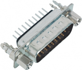 09563615713, D-Sub high-density plug 44P, Harting