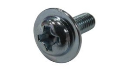 RND 610-00618 [100 шт], Washer Head Screw, Integrated Washer, Phillips, PH2, M3, 6mm, Pack of 100 pieces, RND Components