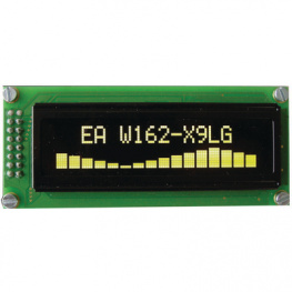 EA W162-X9LG, Дисплей на органических светодиодах с точечной матрицей 5.5 mm 2 x 16, Electronic Assembly