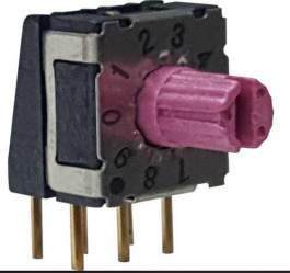 RND 210-00155, Rotary DIP switch BCD 3+3, RND Components