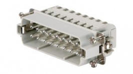 1896830000, Plug Insert, Size 5, 16 Poles, Tension Clamp, 250V, 16A, Weidmuller