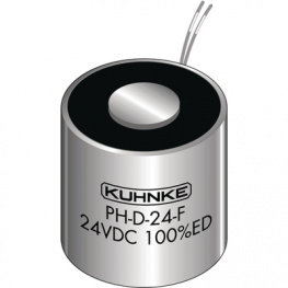 PH-D34-F-24V100%, Permanent Holding Solenoid 120 N 3.5 W, Kuhnke