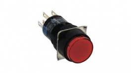 AL6M-A21PR, Illuminated Pushbutton Switch Red 2CO Latching Function LED, IDEC