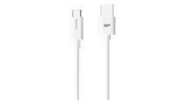 SP1M0ASYLK10AC1W, USB Cable USB-A Plug - USB-C Plug 1m USB 2.0 White, Silicon Power