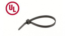 RND 475-00685 [100 шт], Cable Tie, Black, Nylon 66, 300 mm, RND Cable
