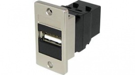KCUABBKPM, USB A to B Panel Mount Coupler, TUK Limited