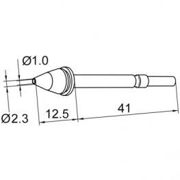 722 EN 1023/SB, Desoldering tip X-Tool 720 1 p., Ersa