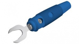 KB 3 BL, Cable Lug \x1a4mm Solder Blue 30A Nickel-Plated, SKS Kontakttechnik