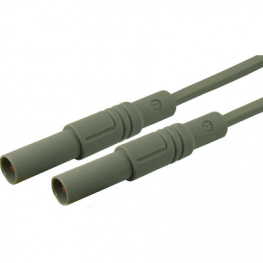 MLS GG 100/2.5 GRAU / GREY, Safety test lead diam. 4 mm grey 100 cm CAT III, SKS Kontakttechnik