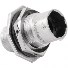 RT0710-2PNH, Jam nut receptacle 2x2P, Amphenol