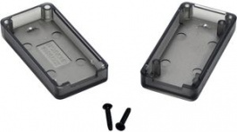1551USB2TSK, Miniature Plastic USB Enclosure 25 x 15.5 x 50 mm Transparent - Grey ABS, Hammond