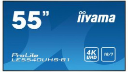LE5540UHS-B1, Display, AMVA, 3840 x 2160, 4000:1, 350cd/m\x1a, 54.6^, Iiyama