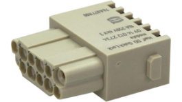 09140122734, Разъем: HAN; модуль; "мама"; Quick Lock; PIN: 12; 10А; 250В; UL94V-0, Harting