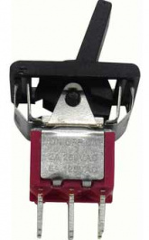 RND 210-00509, Miniature Paddle Switch, DPDT, On-Off-On, RND Components