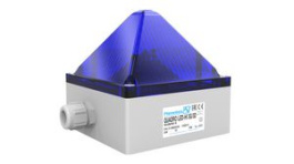 21108637009, Signal Beacon DC 60V 195mA Quadro HI IP66 Cage Clamp Blue, Pfannenberg