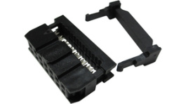 RND 205-00684, IDC Ribbon Cable Socket, 14 P , Ribbon Cable Pitch 1.27 mm, Gold-Plated, Female, RND Connect