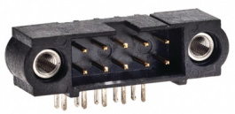 M80-5301042, Pin header dual-row 90deg 2x5P, Harwin