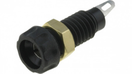 CL1450D, Laboratory socket Pack of 5 diam. 4 mm Black, Cliff