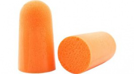 1100DS, Protective Earplugs with a Cord 37 dB Orange, 3M