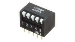 A6FR-6101, Переключатель: DIP-SWITCH; OFF-ON; 0,025A/24ВDC; Пол: 2; -20?70°C, Omron
