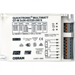 QT-M 2X26-42/220-240 S, Электронный пускорегулирующий аппарат 54...92 W, Osram