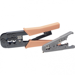 HT-K2101, Crimping pliers and insulation strippers for phone jack connectors, HANLONG