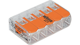 221-415 [25 шт], 221 Series Compact Lever Action Splicing Connector 1 x 5, Pack of 25 pieces, Wago