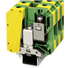 0443049, Ground terminal block green-yellow 25...50 mm2, Phoenix Contact
