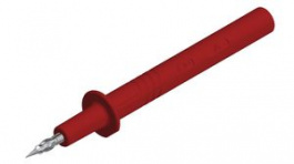 PRUEF 3 RT, Test Probe \x1a4mm Red Nickel-Plated Brass, SKS Kontakttechnik
