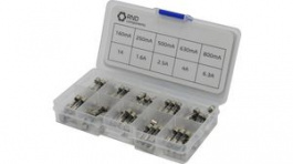 RND 170-00199, Glass Fuse Kit 5 x 20 mm Time Lag T, RND Components
