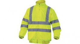 RENHVJAPT, High Visibility Bomber Jacket Size S Flourescent Yellow, Delta Plus