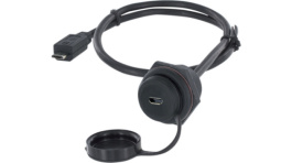 1310-1027-04, Кабель / адаптер; вилка micro USB B, гнездо USB B micro; 1310, Encitech Connectors