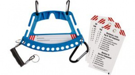 148862, Safety Lock & Tag Carrier; Blu, Brady