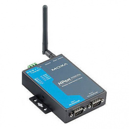 NPORT W2250A, WIFI serial server 0 to 55 °C, Moxa